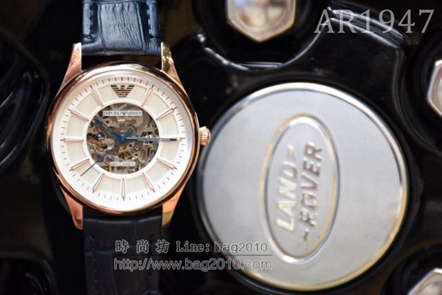 阿瑪尼手錶 Armani原裝西鐵城機械男表 Ar1947 阿瑪尼男士腕表  hds1596